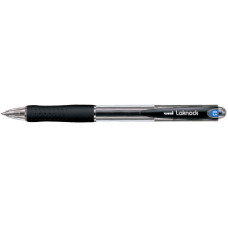Ручка кулькова UNI автоматична Laknock чорний 0,5 мм (SN-100.(05).Black)
