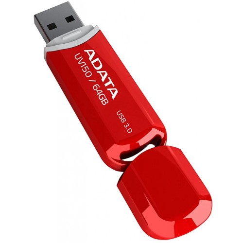 USB флеш накопичувач ADATA 64GB UV150 Red USB 3.0 (AUV150-64G-RRD)