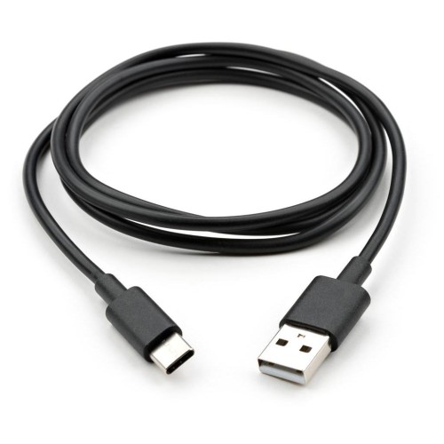 Дата кабель USB 2.0 AM to Type-C PVC 1m black Vinga (VCPDCTC1BK)