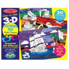 Набір для творчості Melissa&Doug 3D розмальовка по точках для хлопчиків (MD9964)