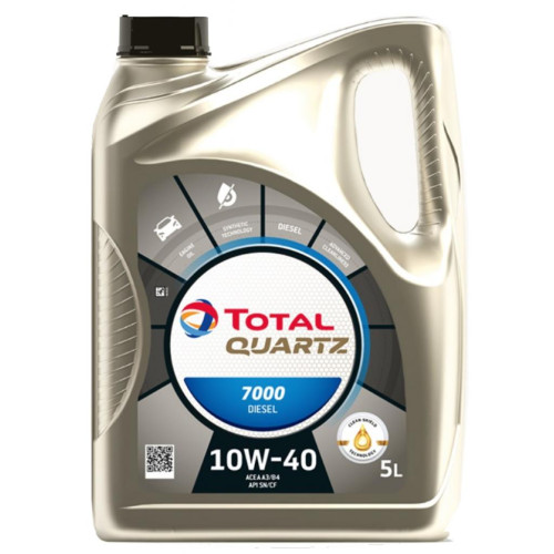 Моторна олива Total QUARTZ DIESEL 7000 10W-40 5л (TL 216681)