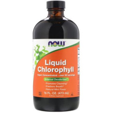 Трави Now Foods Рідкий Хлорофіл, Liquid Chlorophyll, м'ятний смак, 473 мл. (NOW-0264)