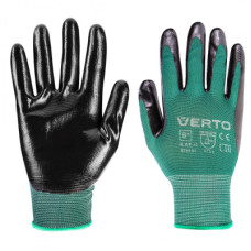 Захисні рукавички Verto нітрилові покриттям, р. 8 (97H151)