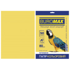 Папір Buromax А4, 80g, INTENSIVE gold, 50sh (BM.2721350-23)