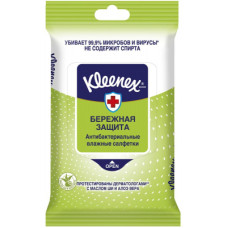 Вологі серветки Kleenex антибактеріальні 10 шт. (5029053541259)
