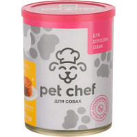 Консерви для собак Pet Chef паштет з куркою 800 г (4820255190440)