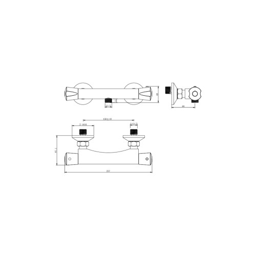 Змішувач Corso PIAVE EG-2D187C (9663300)