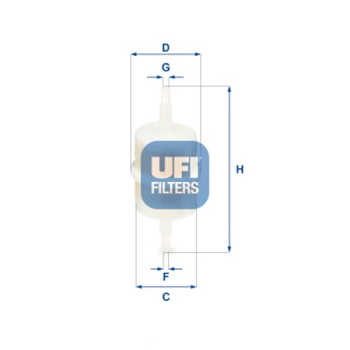 Фільтр паливний UFI 31.012.00