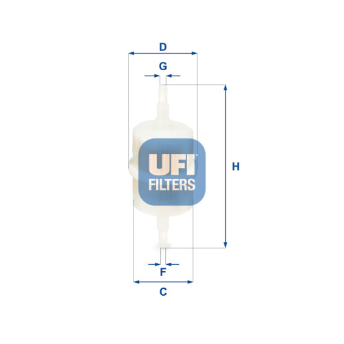 Фільтр паливний UFI 31.012.00