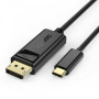 Кабель мультимедійний USB-C to DisplayPort 1.8m 4K 60Hz Choetech (XCP-1801BK)