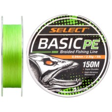 Шнур Select Basic PE 150m Light Green 0.04mm 5lb/2.5kg (1870.19.50)