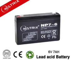 Батарея до ДБЖ Matrix 6V 7AH (NP7-6)