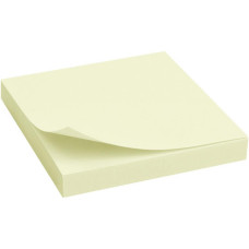 Папір для нотаток Axent with adhesive layer 75x75мм, 100sheets., pastel yellow (2314-01-А)