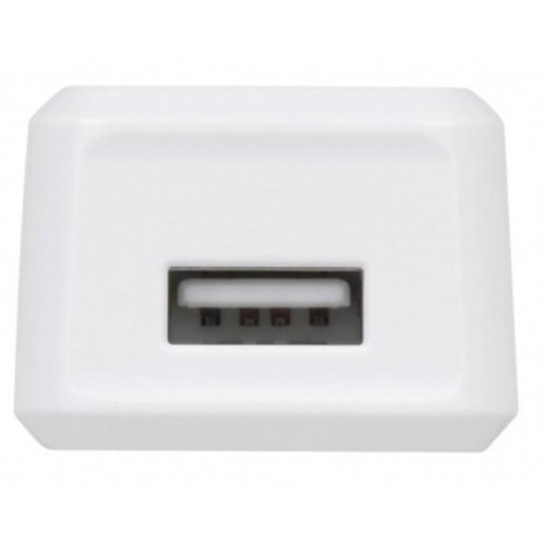 Зарядний пристрій 2E USB Wall Charger USB:DC5V/1A, white (2E-WC1USB1A-W)