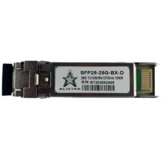 Модуль SFP Alistar Модуль SFP28 25GBASE-LR 1SM WDM LC 10KM TX1330/RX1270nm DDM/ (SFP28-LR-BX-D)
