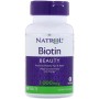 Вітамін Natrol Біотин, Biotin 1000 мкг, 100 таблеток (NTL-05239)