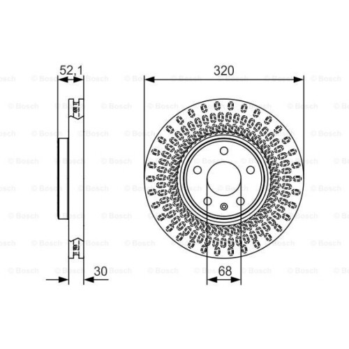 Гальмівний диск Bosch 0 986 479 C49