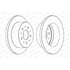 Гальмівний диск FERODO DDF1653