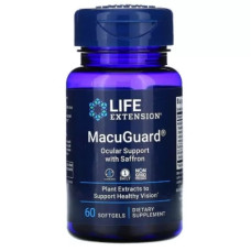 Трави Life Extension Підтримка Зору з Шафраном, MacuGuard, Ocular Support with Sa (LEX-19926)