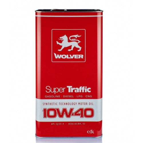 Моторна олива Wolver Super Traffic 10W-40 5л (4260360942501)