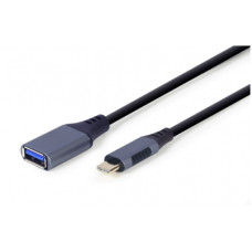 Дата кабель OTG USB 3.0 AF to Type-C 0.15m Cablexpert (A-USB3C-OTGAF-01)