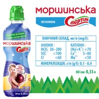 Мінеральна вода Моршинська 0.33 спорт пет (4820017000833)