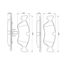 Гальмівні колодки Bosch 0 986 491 900