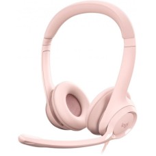 Навушники Logitech H390 USB Rose (981-001281)