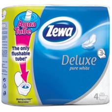 Туалетний папір Zewa Deluxe білий 3 шари 4 рулони (7322540313369)