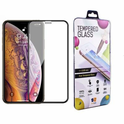 Скло захисне Drobak Apple iPhone X Full Cover Full Glue (Black) (121293) (121293)