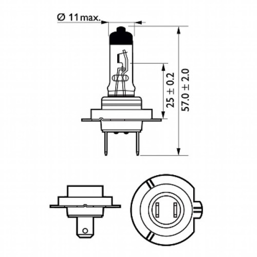 Автолампа Philips галогенова 55W (12972 LLECO C1)