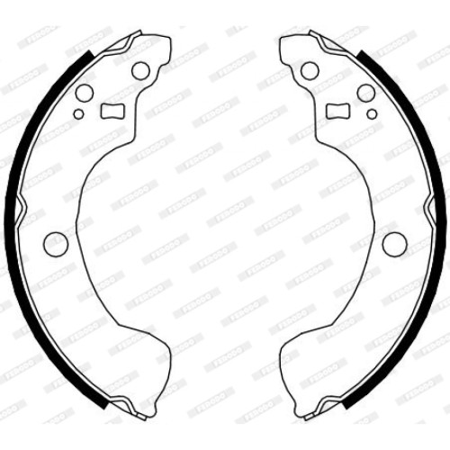 Гальмівні колодки FERODO FSB4106