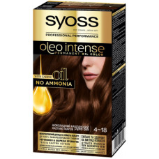 Фарба для волосся Syoss Oleo Intense 4-18 Шоколадний каштановий 115 мл (8410436218092)