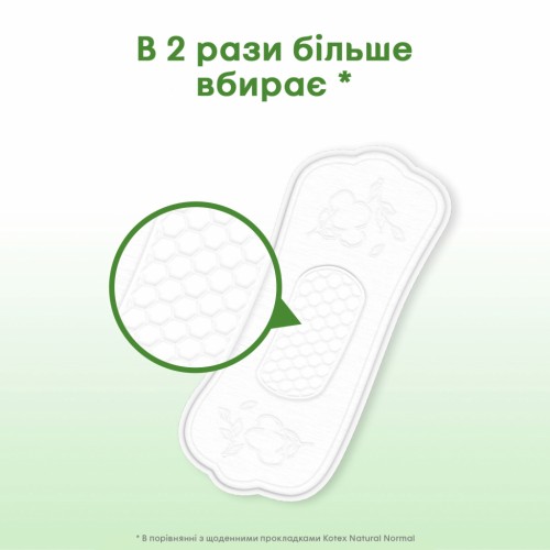 Щоденні прокладки Kotex Natural Normal+ 18 шт. (5029053548968)