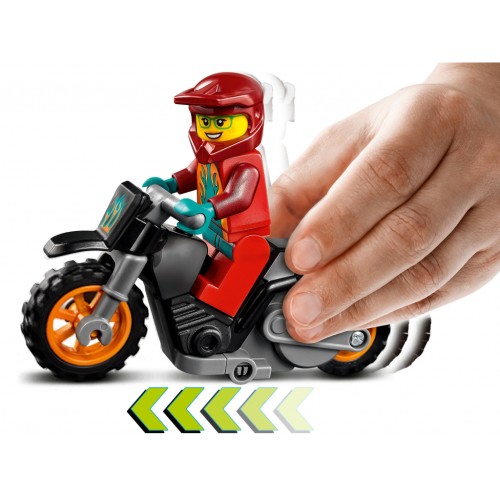 Конструктор LEGO City Stuntz Вогняний трюковий мотоцикл 11 деталей (60311)