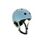 Шолом Scoot&Ride LED 46-51 см XXS/XS Gey/Blue (SR-181206-STEEL)