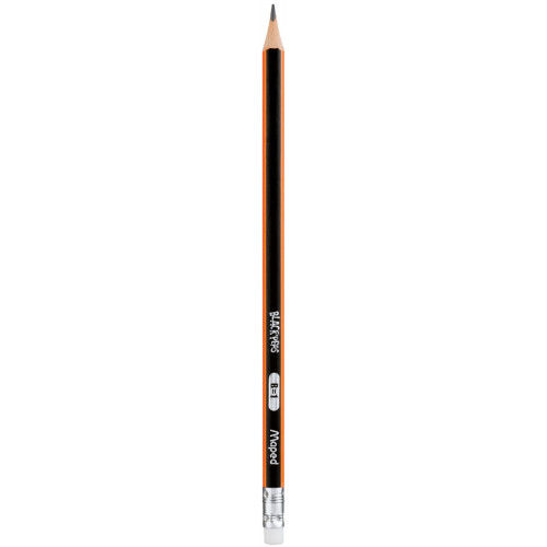 Олівець графітний Maped BLACK PEPS, B, з ластиком (MP.851724)
