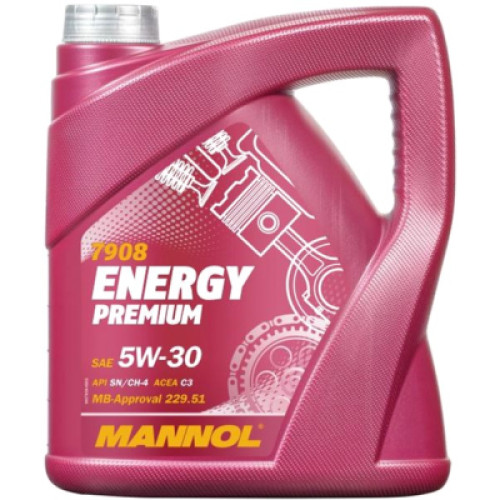 Моторна олива Mannol ENERGY PREMIUM 4л 5W-30 (MN7908-4)