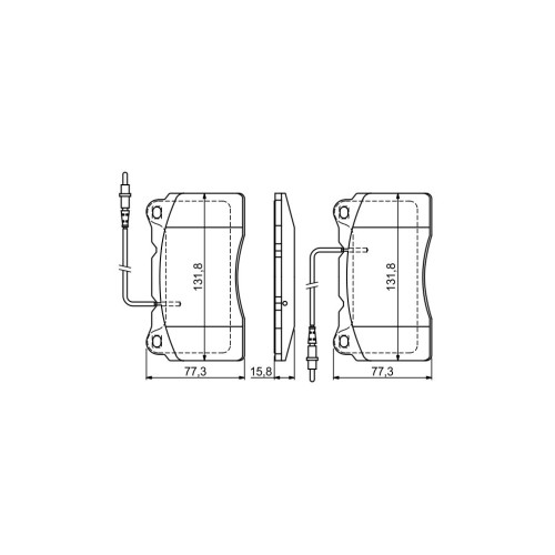 Гальмівні колодки Bosch 0 986 424 738