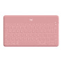 Клавіатура Logitech Keys-To-Go для iPhone iPad Apple TV UA Blush Pink (920-010059)