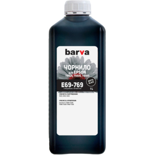 Чорнило Barva Epson E69, 1 л, pigm. Matte-Black (E69-769)