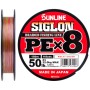 Шнур Sunline Siglon PE х8 150m 3.0/0.296mm 50lb/22.0kg Multi Color (1658.10.07)