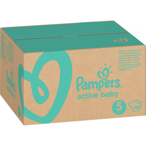 Підгузок Pampers Active Baby Junior Размер 5 (11-16 кг) 150 шт. (8001090910981)