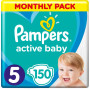 Підгузок Pampers Active Baby Junior Размер 5 (11-16 кг) 150 шт. (8001090910981)