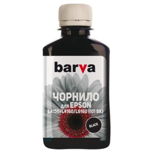 Чорнило Barva EPSON L4150/L4160 (101BK) 180 мл BLACK pigmented (E101-603)