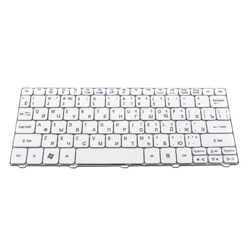 Клавіатура ноутбука Acer Aspire One 521/eMachines 350 белый, без фрейма (KB312641)