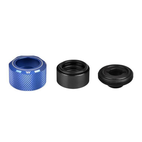 Фітинг для СВО ThermalTake Pacific C-Pro G1/4 PETG 16mm OD Fitting Kit - Blue (CL-W210-CU00BU-B)