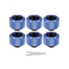 Фітинг для СВО ThermalTake Pacific C-Pro G1/4 PETG 16mm OD Fitting Kit - Blue (CL-W210-CU00BU-B)