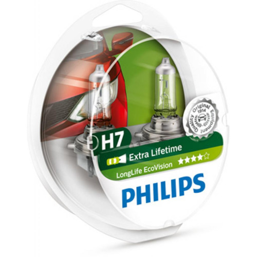 Автолампа Philips галогенова 55W (12972 LLECO S2)