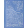 Книга записна Axent Maps Amsterdam А4 в твердій обкладинці 96 аркушів в клітинку (8422-507-A)